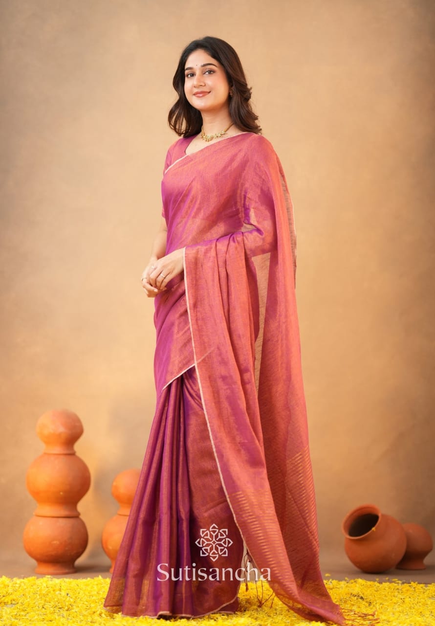 Chanderi silk saree