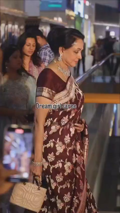 Banarsi mashru silk saree