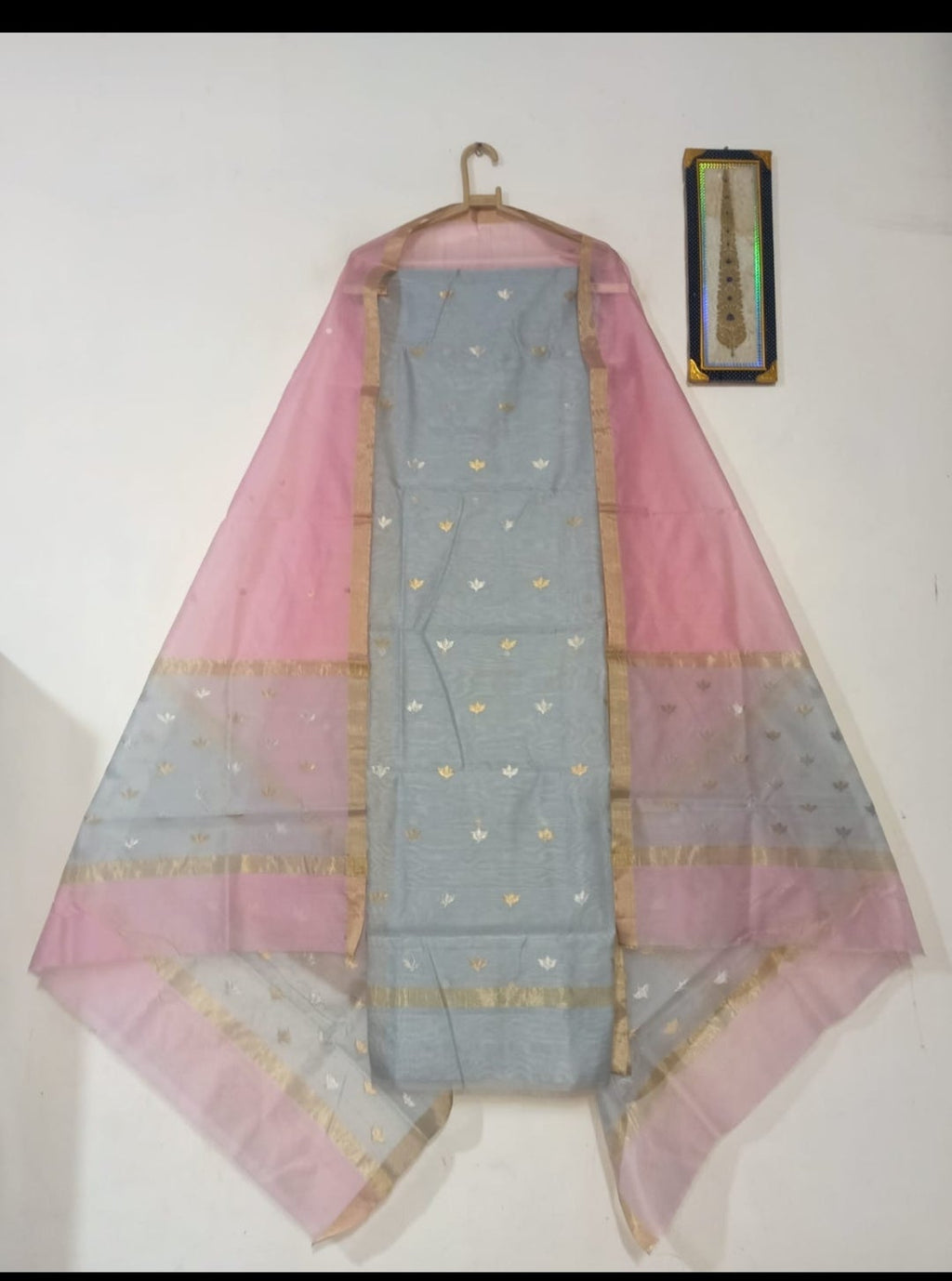 Chanderi silk suit