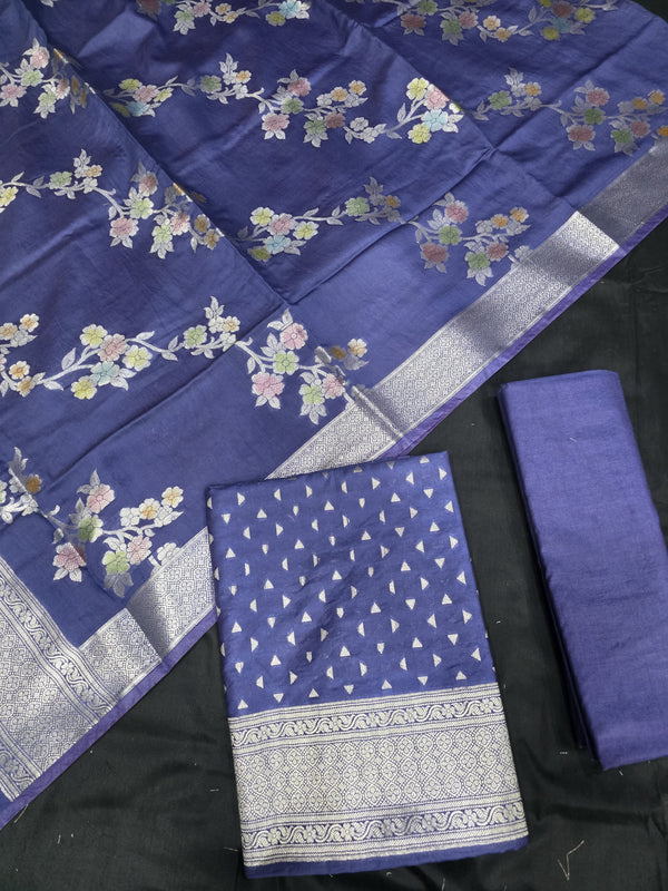 Mul mul chanderi suit