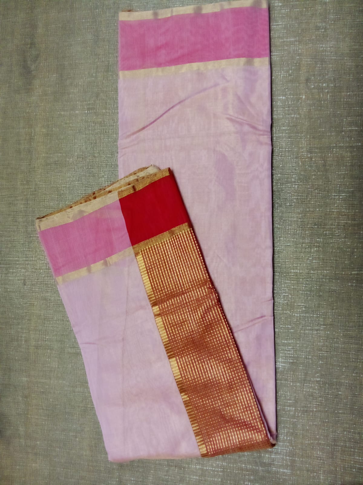 Chanderi tissue silk saree