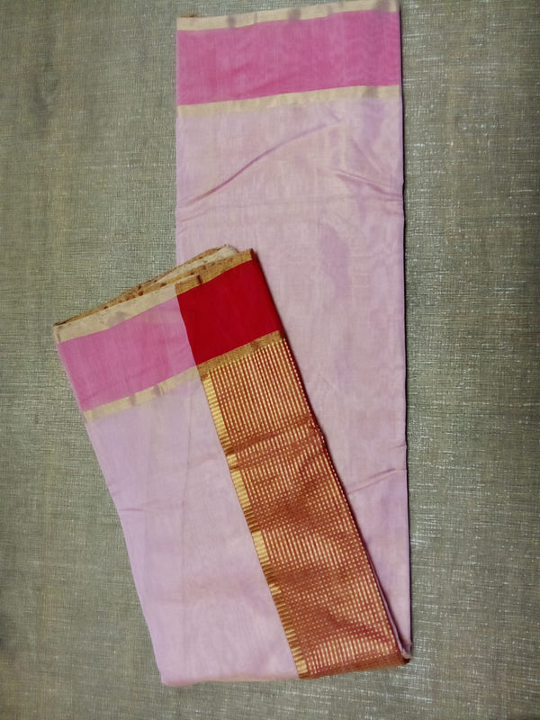 Chanderi tissue silk saree