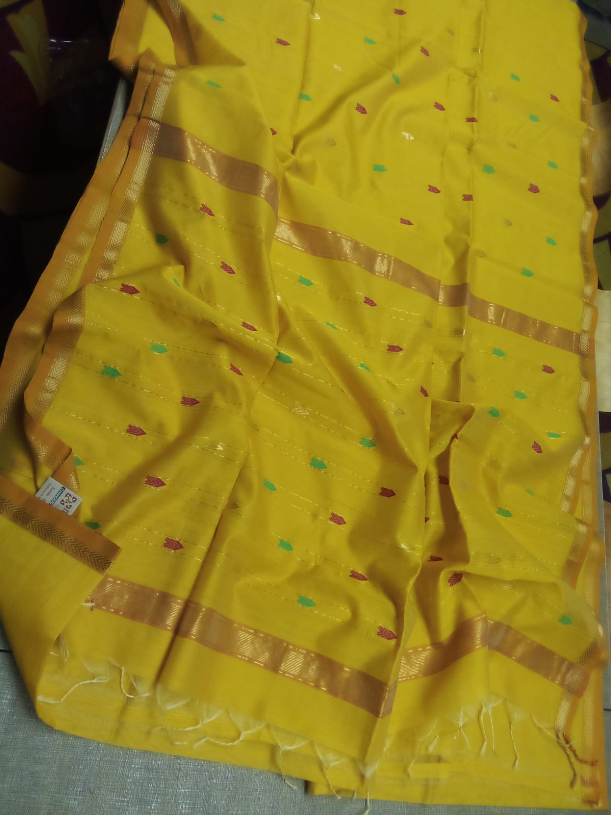 Chanderi cotton saree