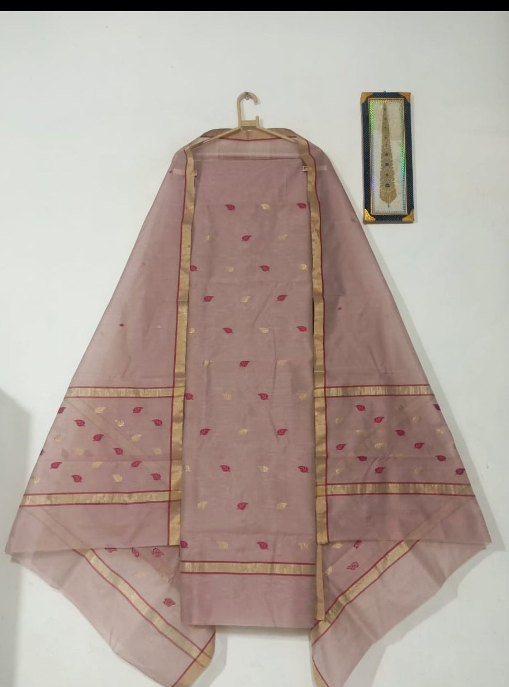 Chanderi silk suit