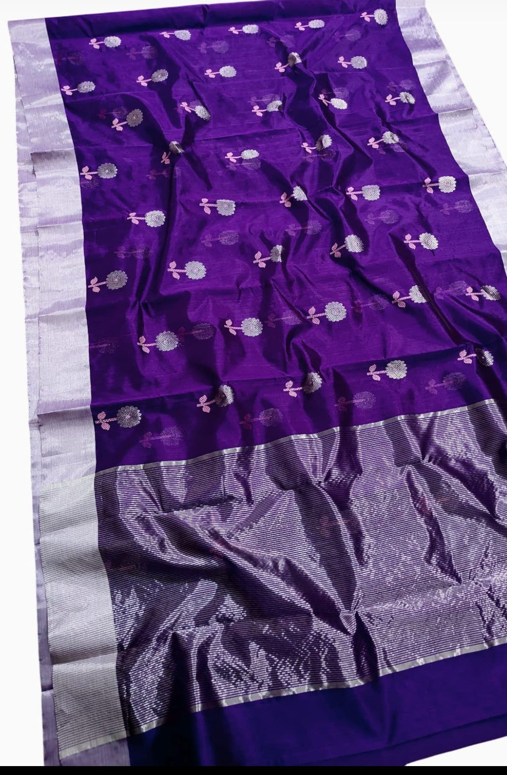 Chanderi silk saree