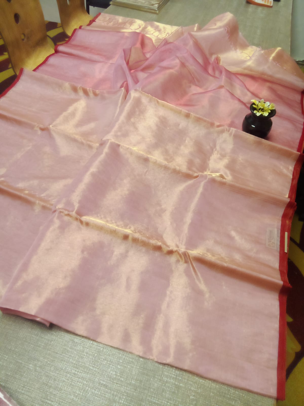 Chanderi tissue silk saree