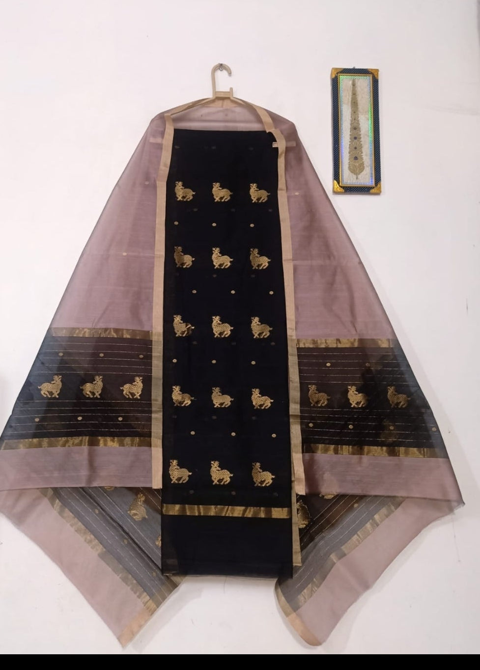 Chanderi silk suit