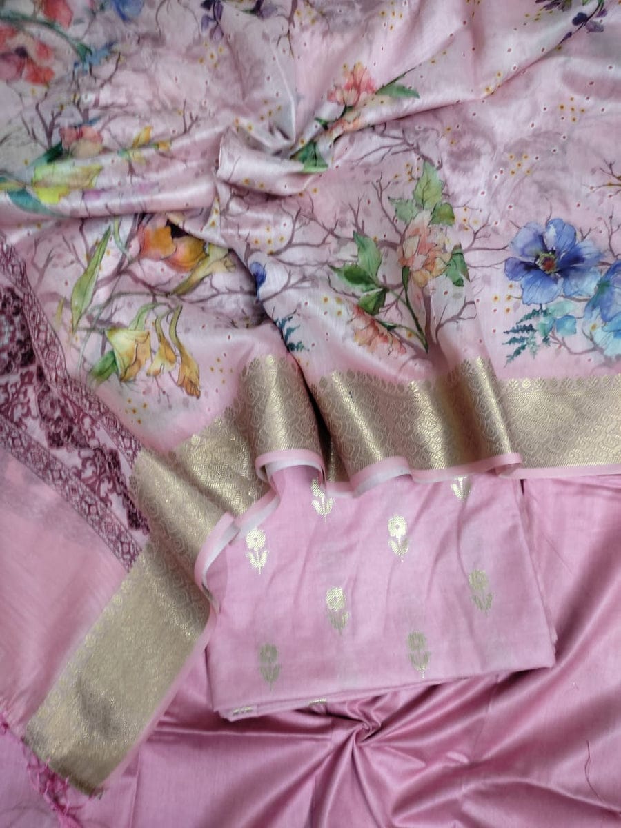 Banarsi Unstitched suit piece