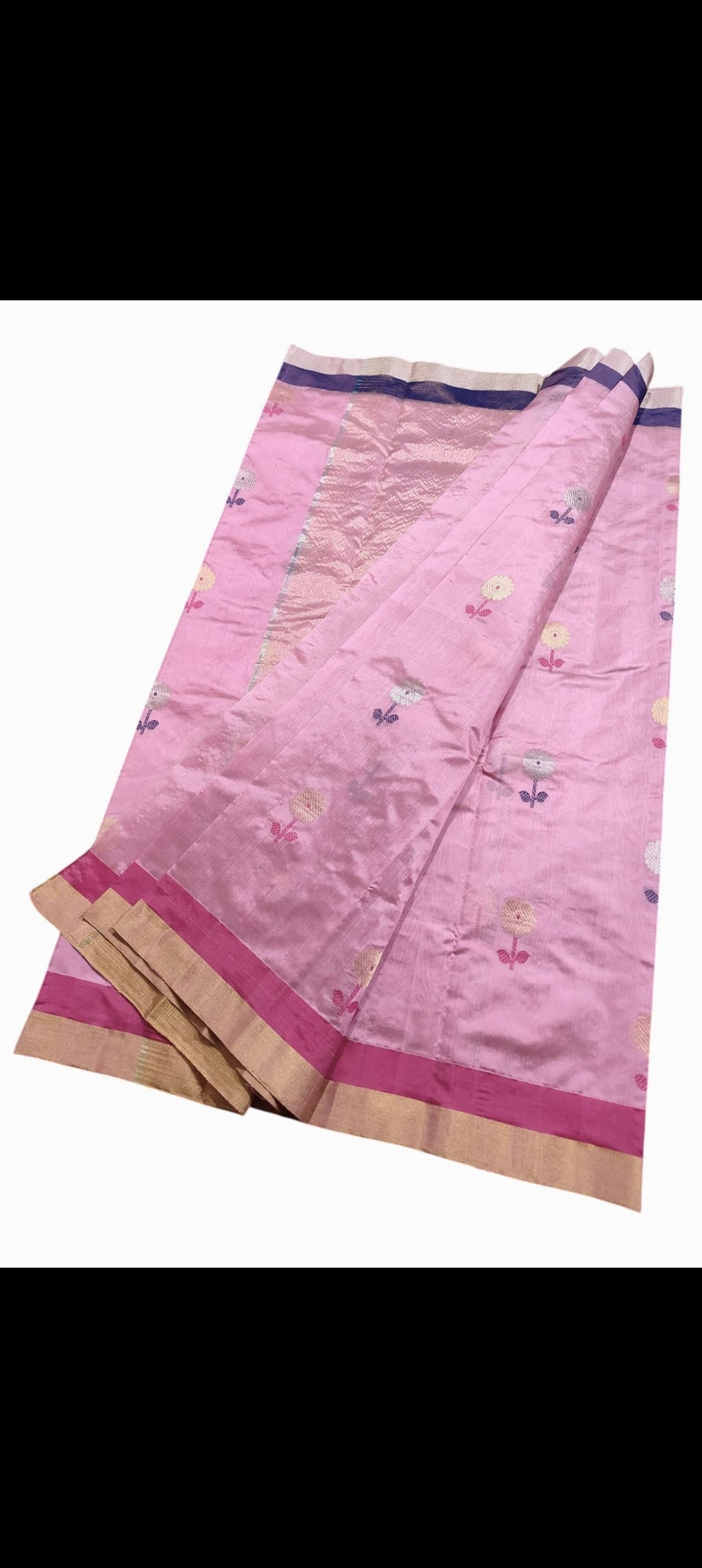 Chanderi silk saree