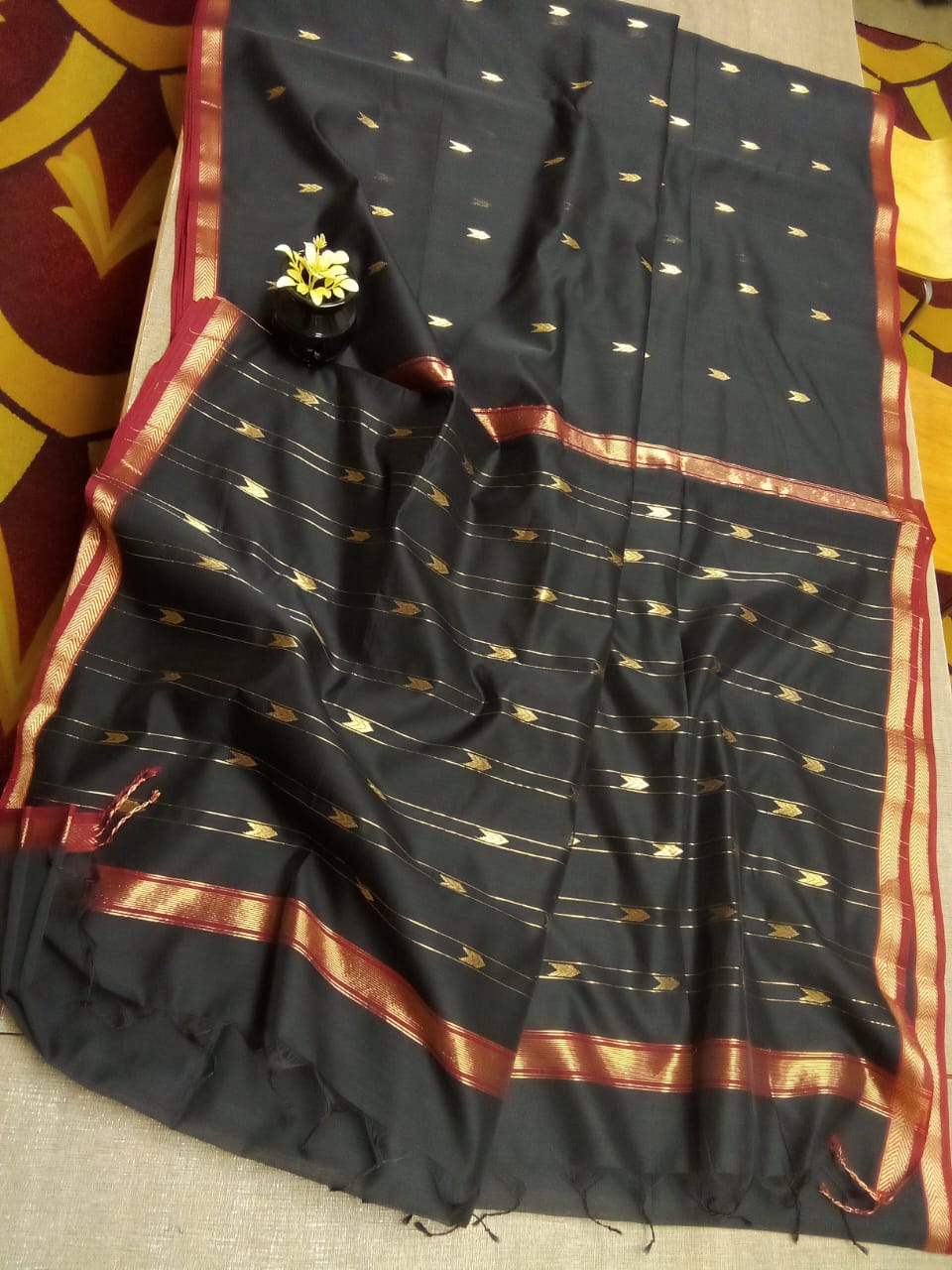 CHANDERI cotton saree