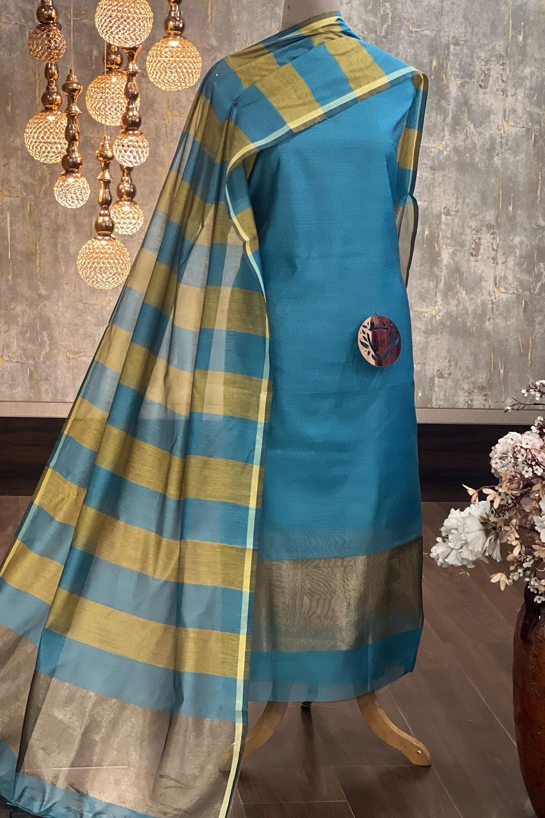 Banarsi Unstitched suit piece