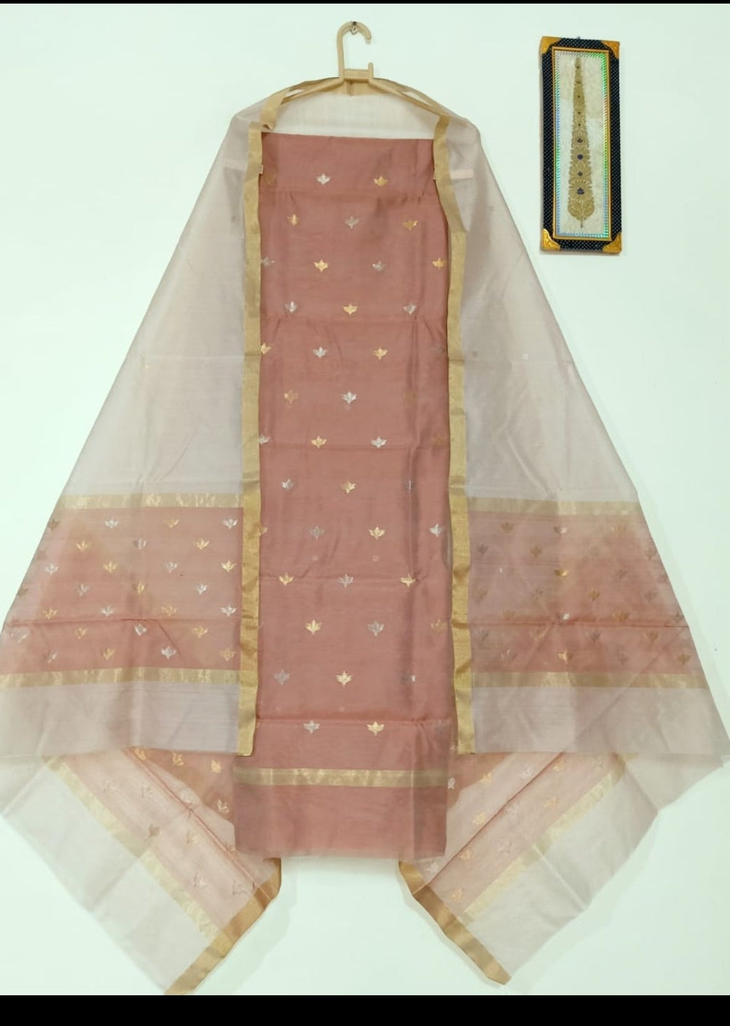 Chanderi silk suit