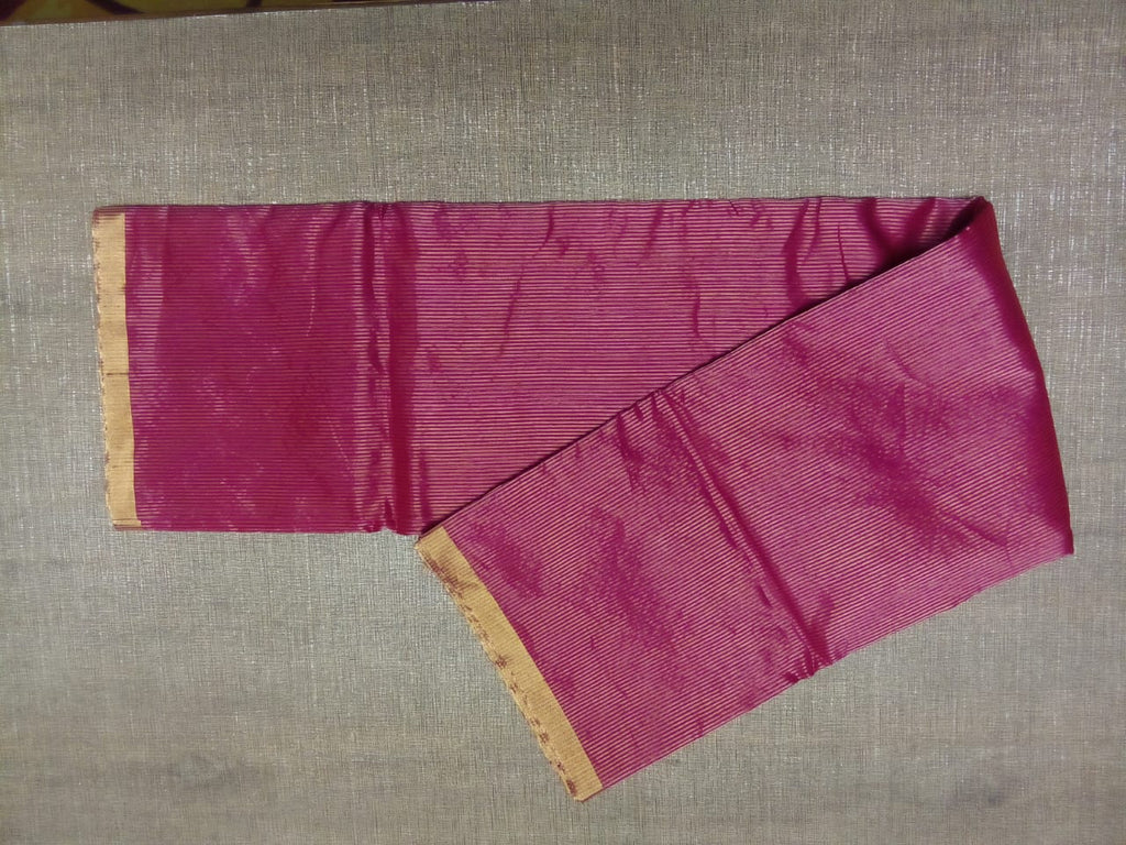 Chanderi tissue silk saree