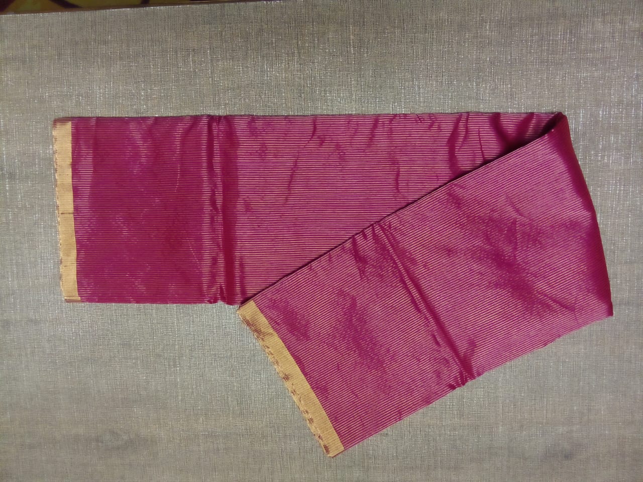 Chanderi tissue silk saree