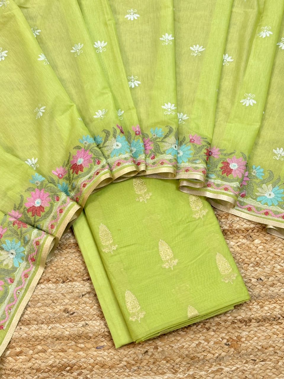 Banarsi Unstitched suit piece