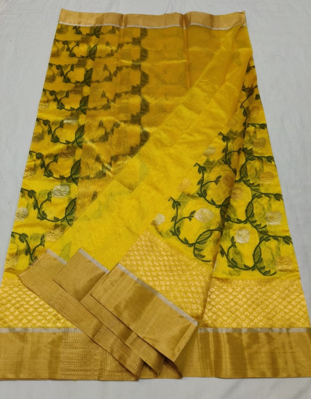 Chanderi silk saree