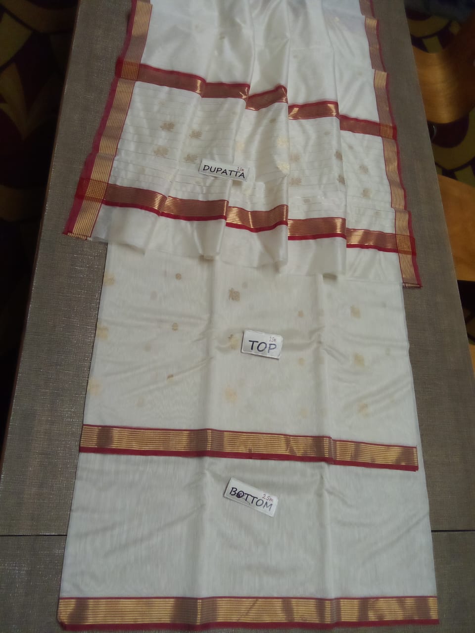 Chanderi silk suit