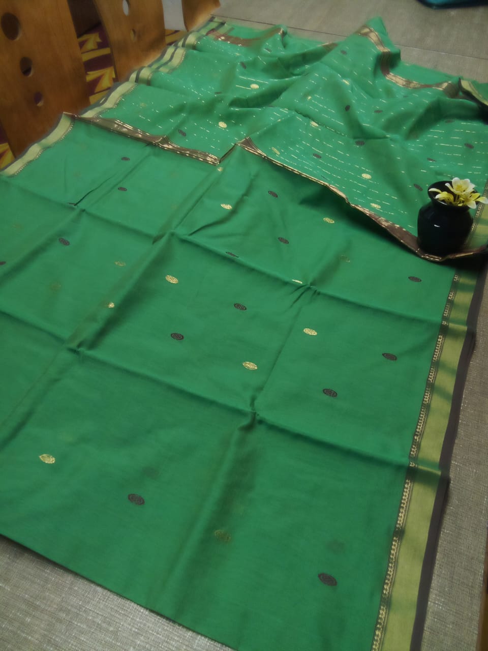 Chanderi cotton saree