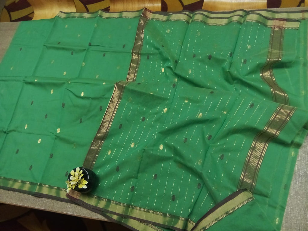 Chanderi cotton saree