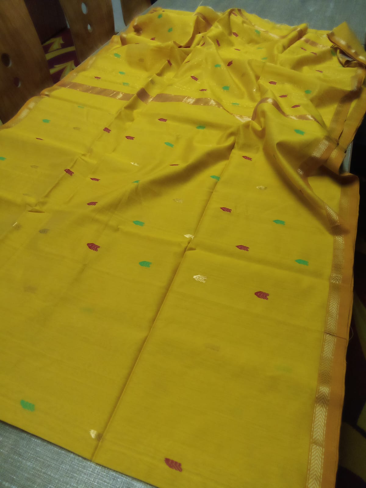 Chanderi cotton saree