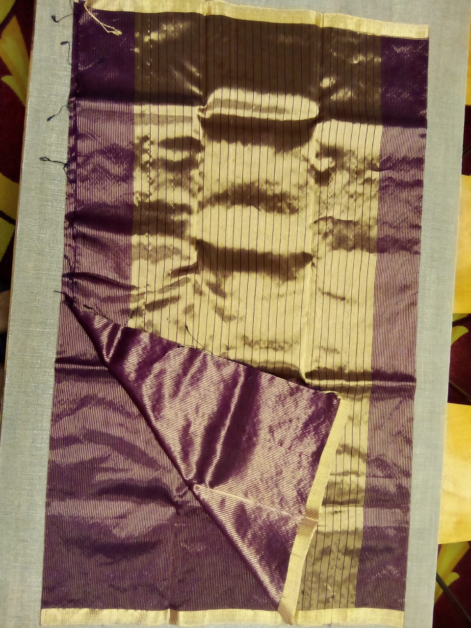 Chanderi tissue silk saree