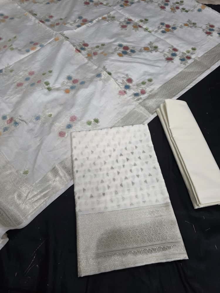 Mul mul chanderi suit