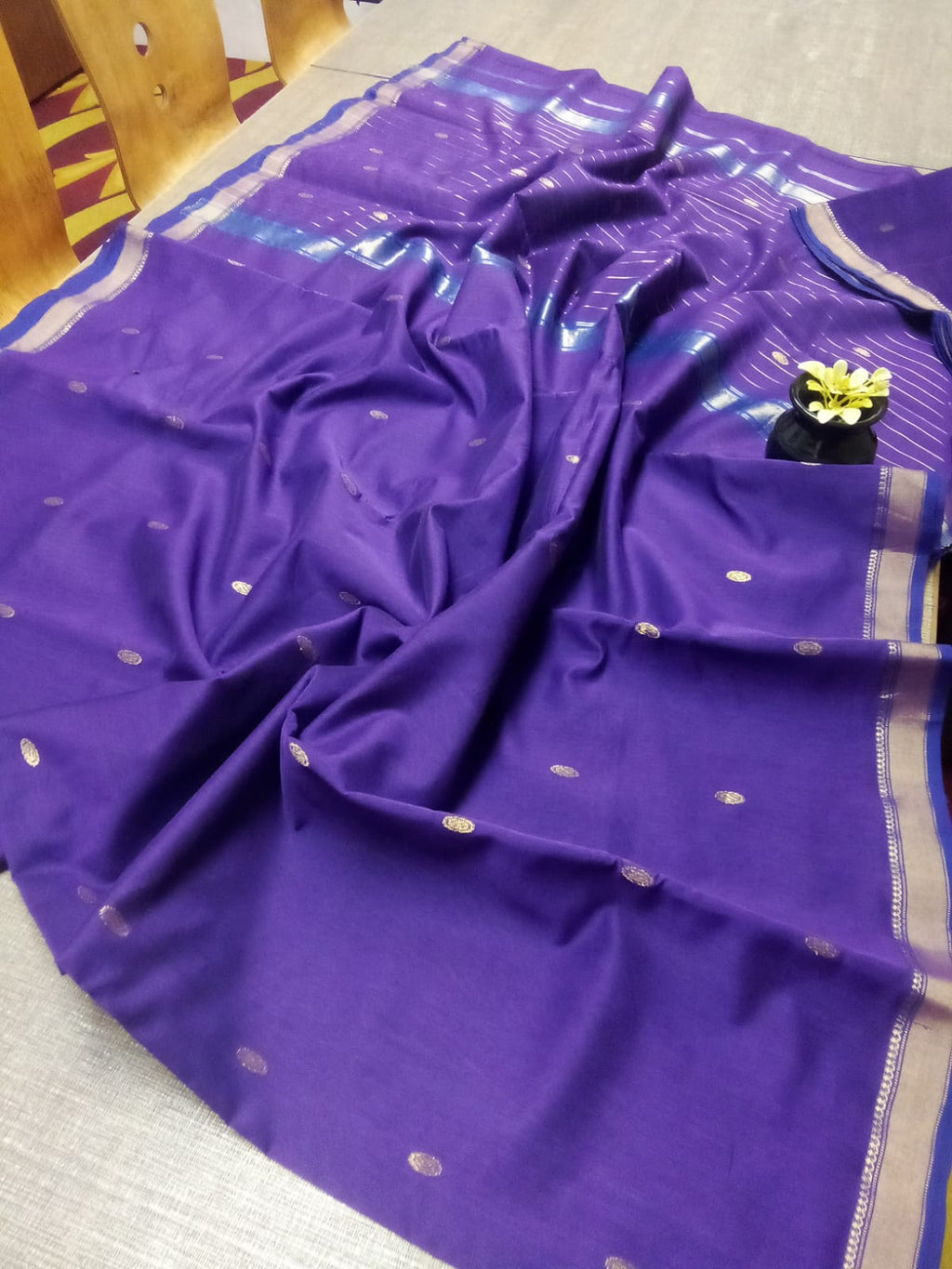 Chanderi cotton saree