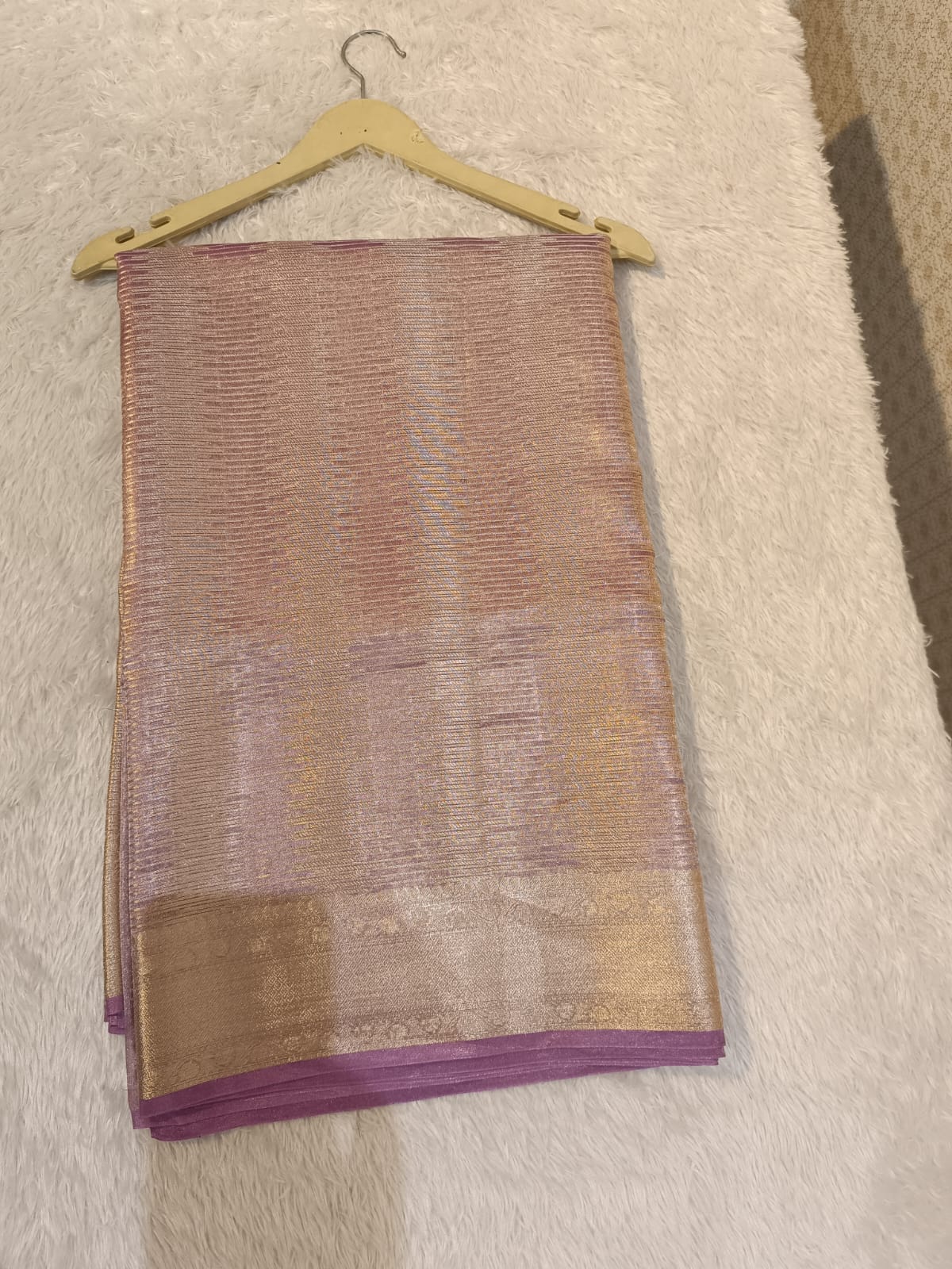 Pure tissue brocade silk saree