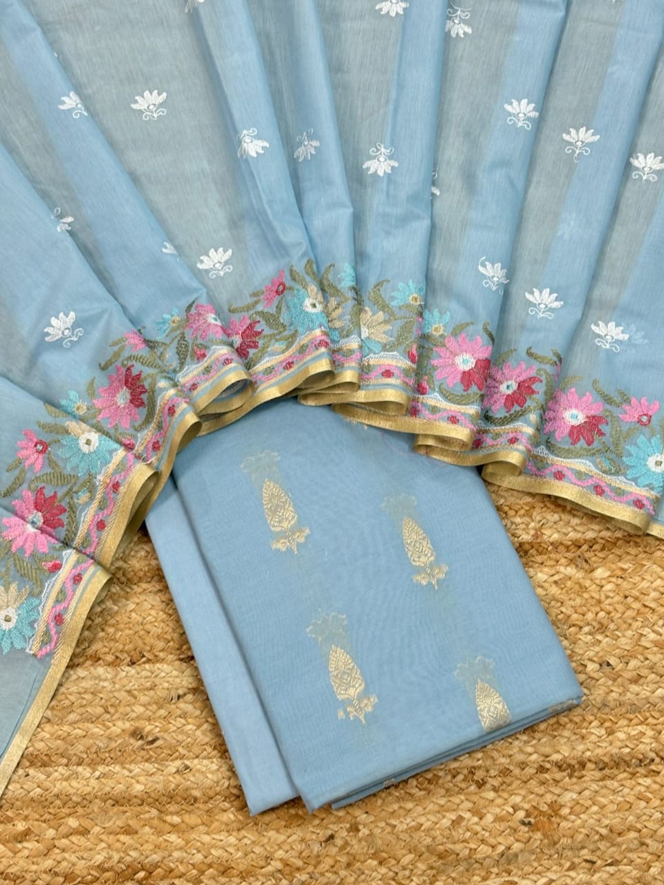 Banarsi Unstitched suit piece