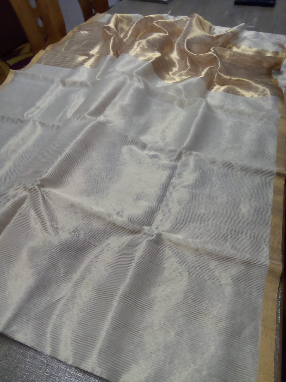 Chanderi cotton silk saree