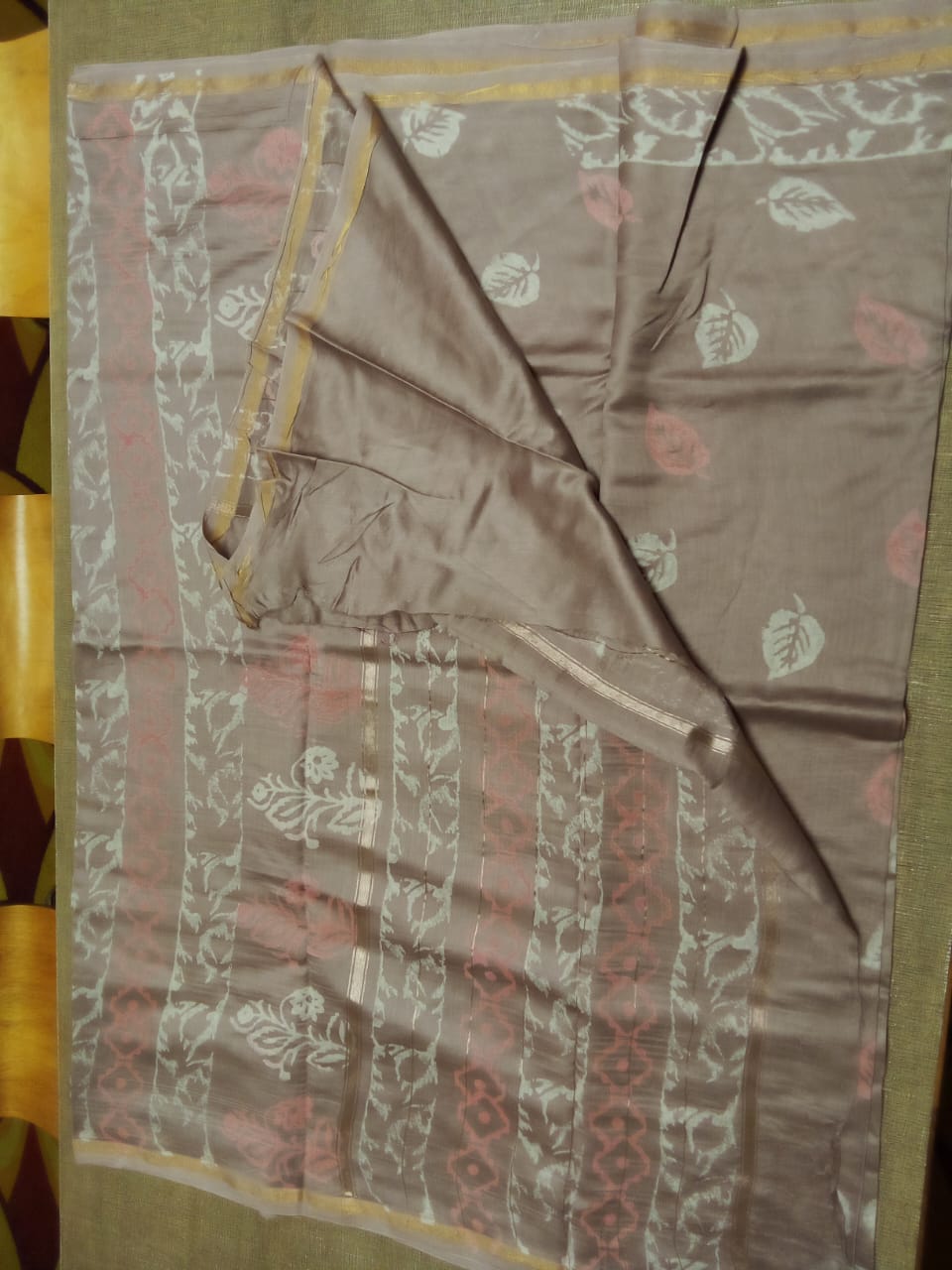 Chanderi cotton silk