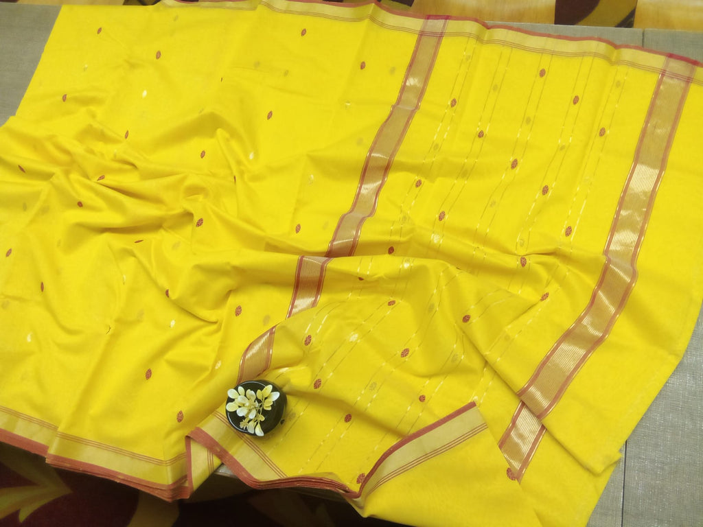 Chanderi cotton saree