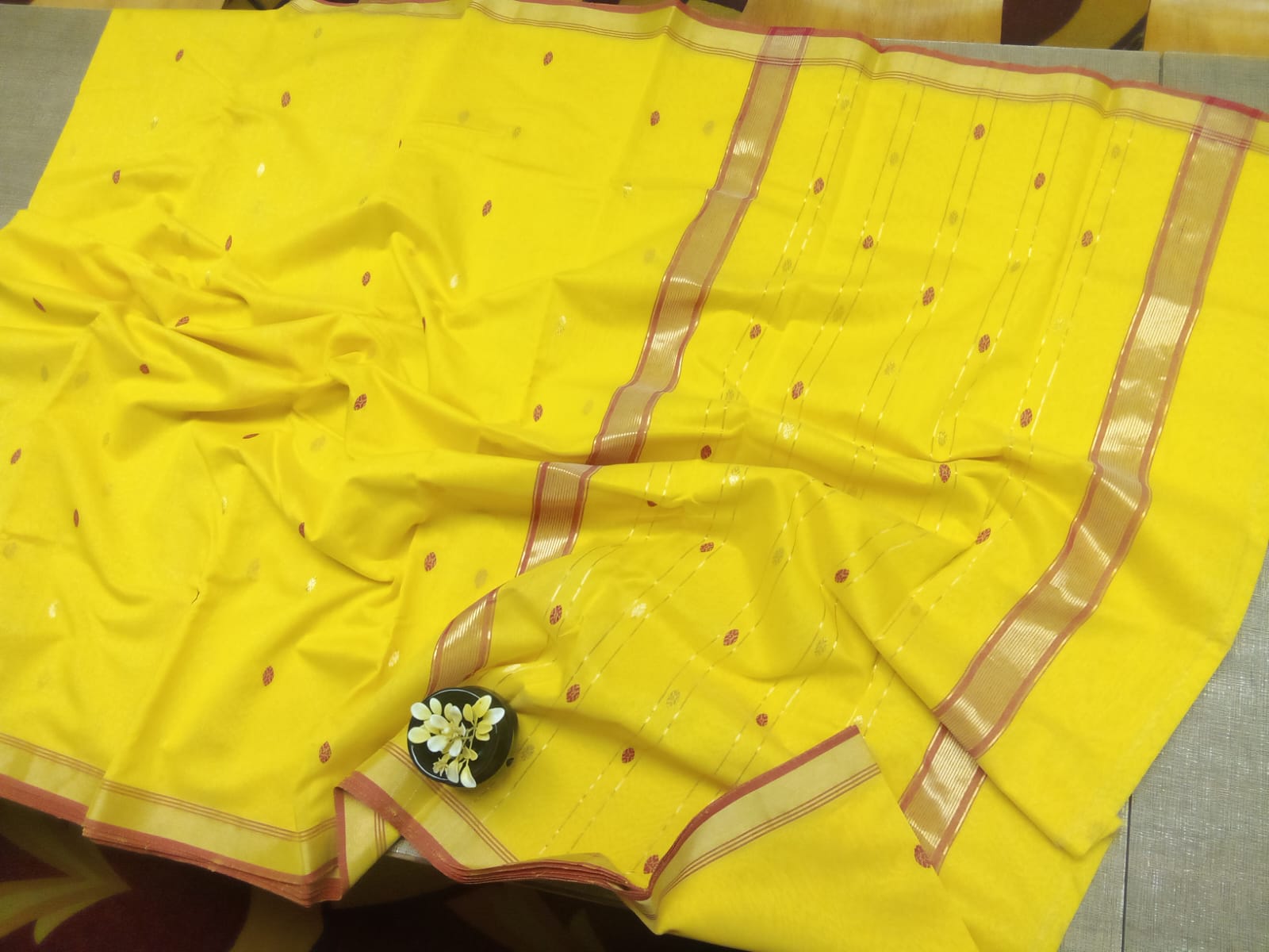 Chanderi cotton saree